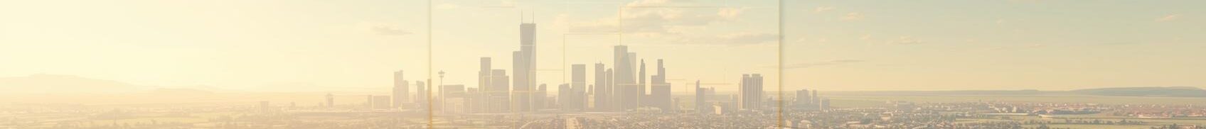 Texas city expansion illustrating how zoning laws influence neighborhood growth, showing downtown skyline, suburban homes, streets, and planned districts.